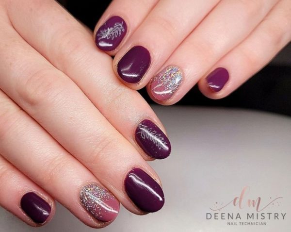 Leaf Design Nail Stamping Plate - Image 2