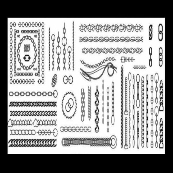 Chain Nail Stamping Plate