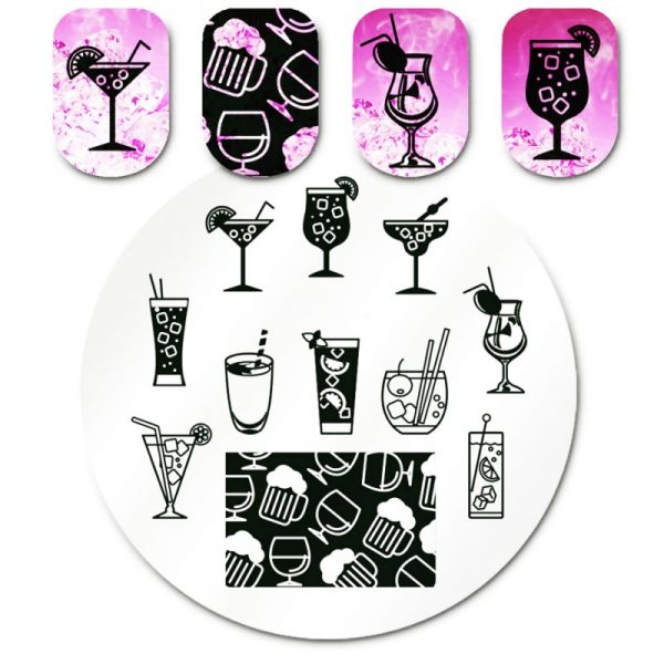 Cocktail Stamping Plate