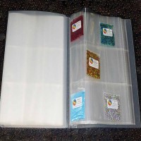 Nail Art Folder For Glitter Foils And Decals Includes Nail Mat - Plain Folder