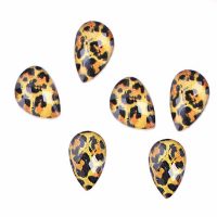 water drop leopard print rhinestones