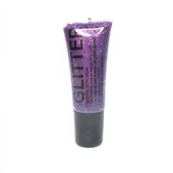 purple gel body glitter