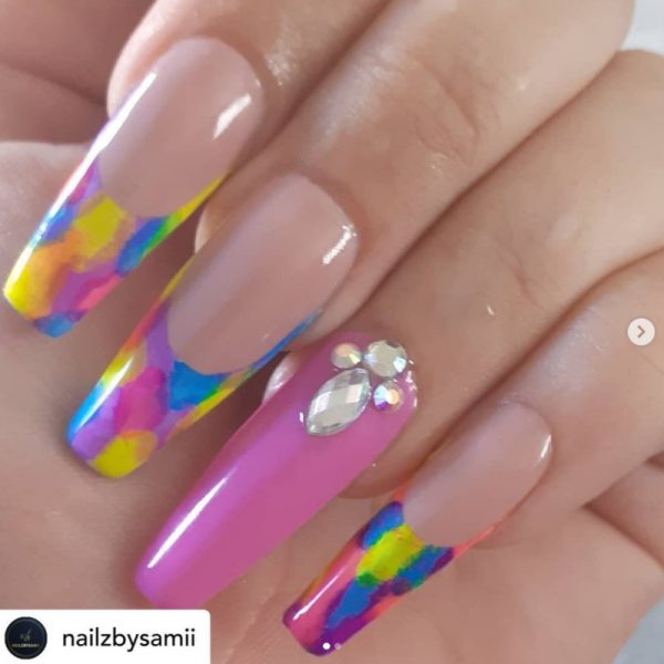 Crystal AB Festival Face Body And Nail Art Acrylic Jewel Gems - Image 2