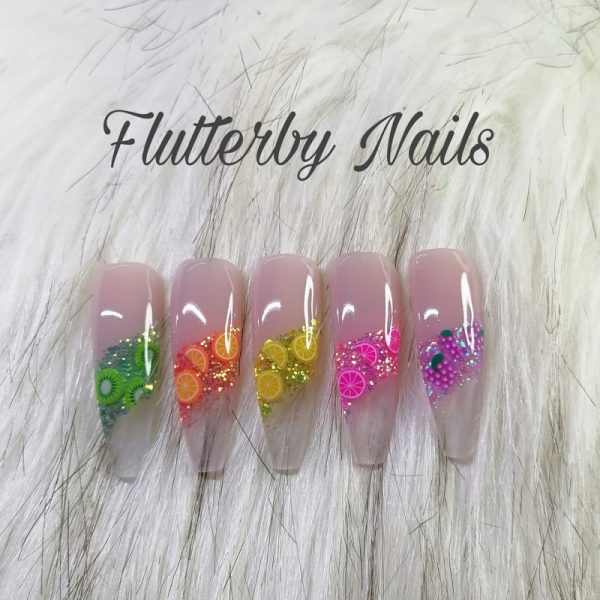 Fimo Fruit Slices Fimo Polymer Fruit Slices Slime Resin Dollhouse Cane Slices Craft Supplies Nail Art 10g Pack Size - Image 7