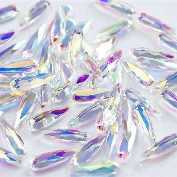 AB Clear waterdrop crystals