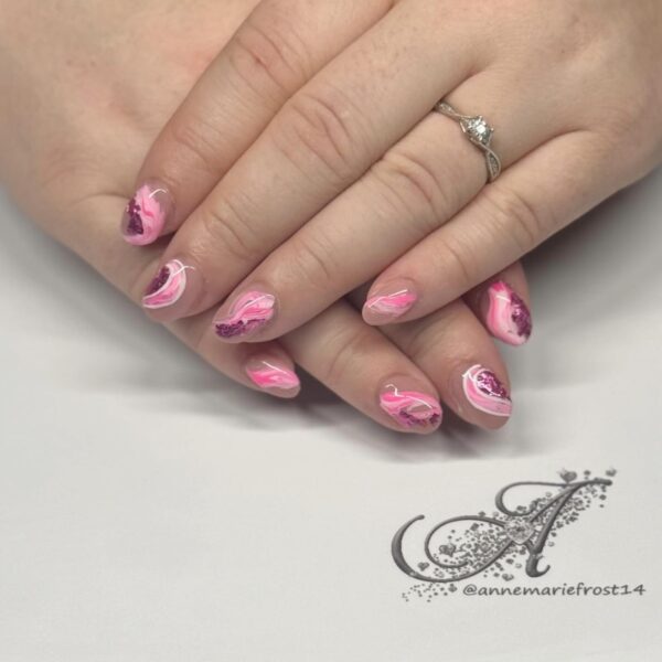 Pink Leaf Sheet x 1 - Image 4