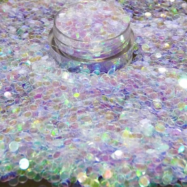 Lavender Iridescent Dot 3mm