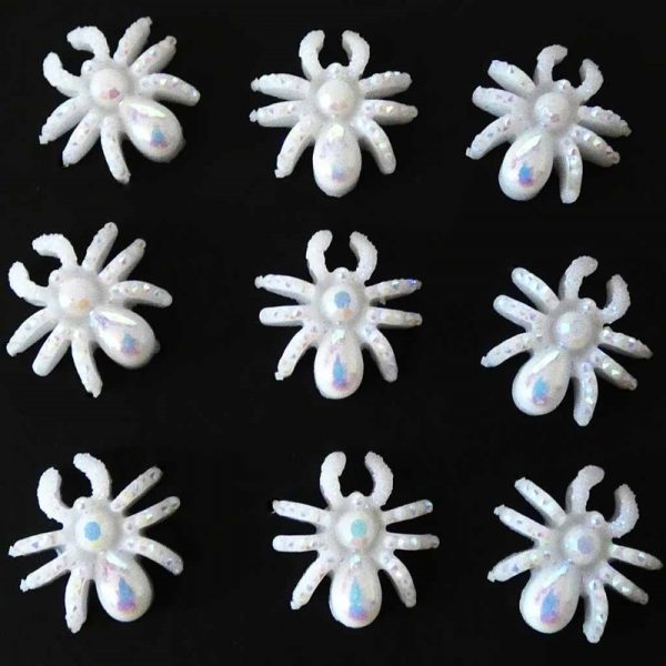 AB White Spider Resin Rhinestone