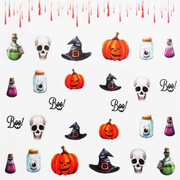 Halloween Water Decal A1106