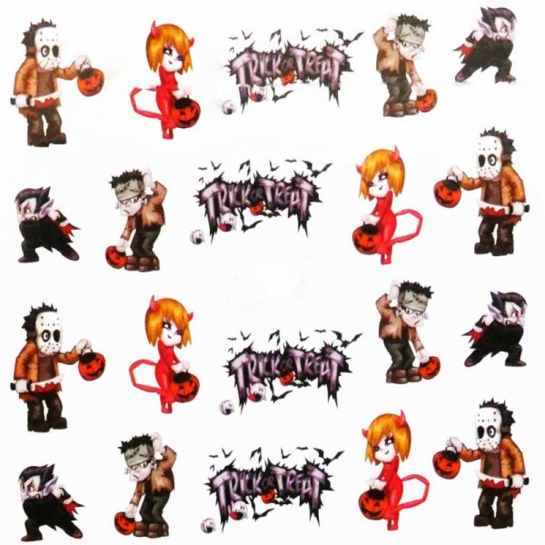 Halloween Water Decal A1122