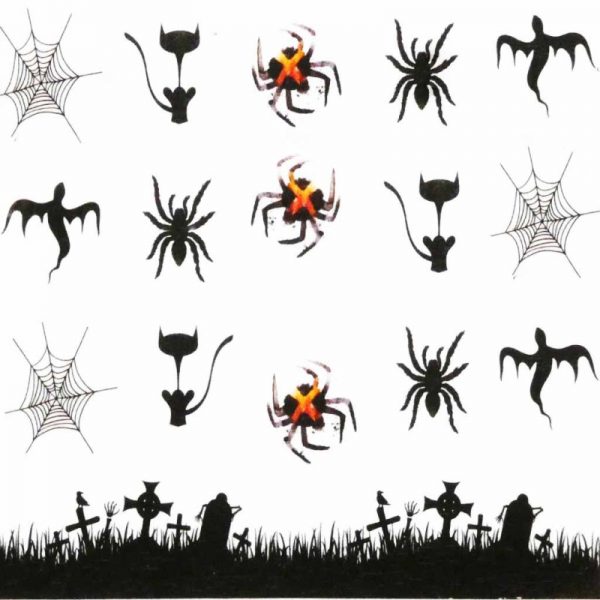 Halloween Water Decal A1124