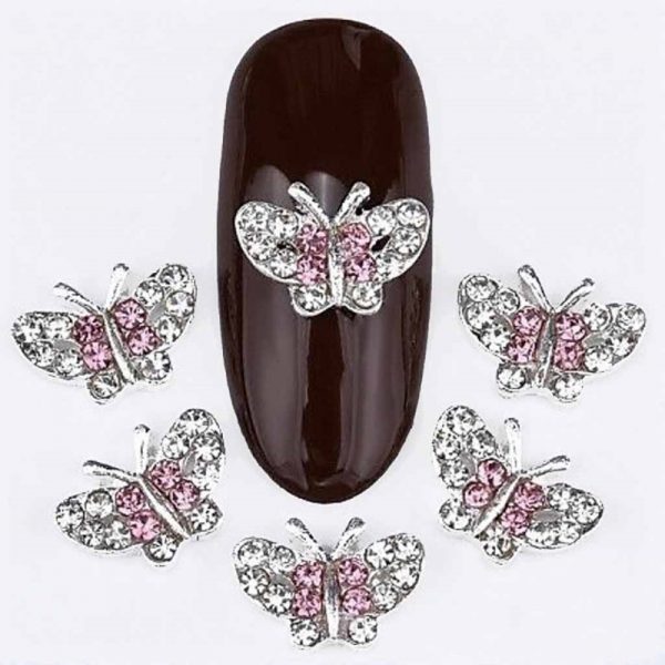 Butterfly Alloy Crystal Decoration