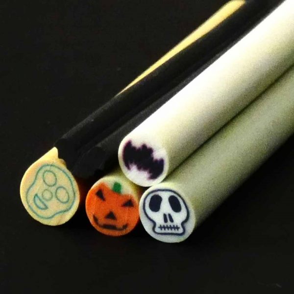 Halloween Fimo Canes Set B