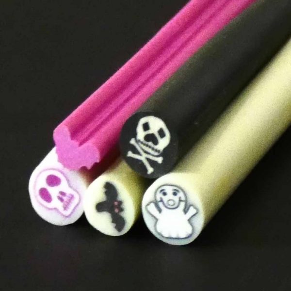 Halloween Fimo Canes Set C