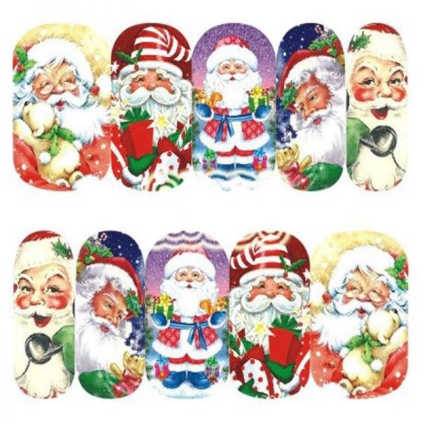 Father Christmas water decal 1134