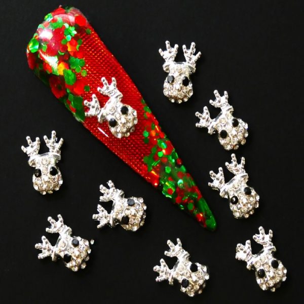 Christmas Reindeer Crystal Alloy