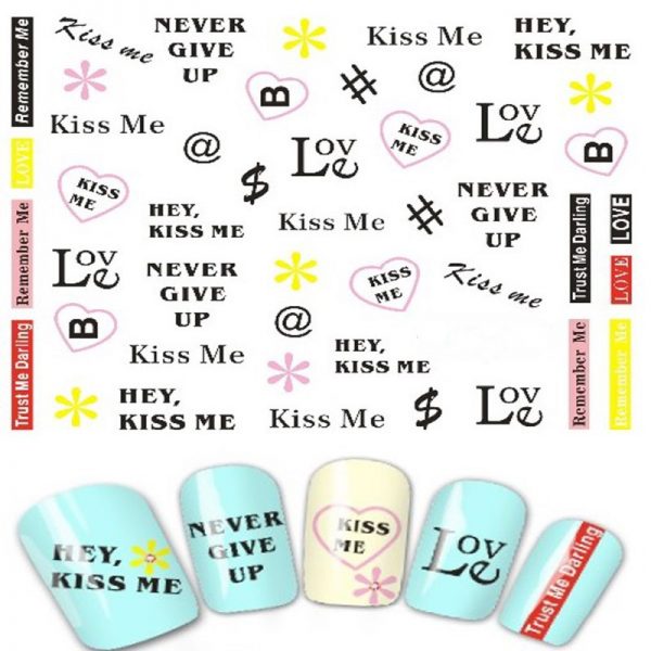 Valentine Water Decal 544