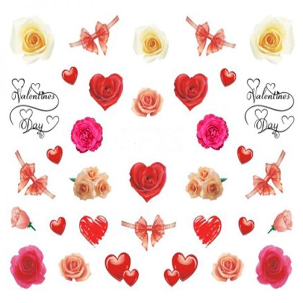 Valentine Water Decal 746