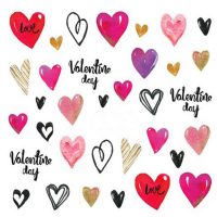 Valentine Water Decal 753