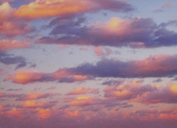 Sunset Clouds A4 Mat