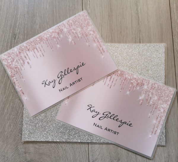 A Custom Made Double Sided A4 A3 & A5 Nail Display Photo Mat With Your Own Design Nail Art Photo Mats - Image 2