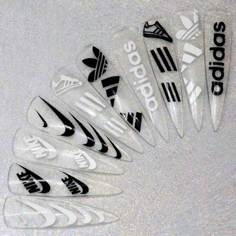 Sports Logo Nail Art Stickers 41 Stickers Per Sheet 7 Designs Styles 5