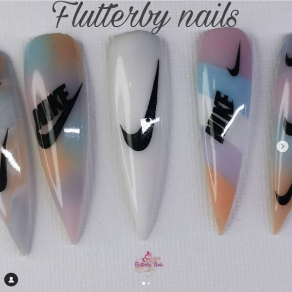 Sports Logo Nail Art Stickers 41 Stickers Per Sheet 7 Designs Styles 5 Colour Choices - Image 8