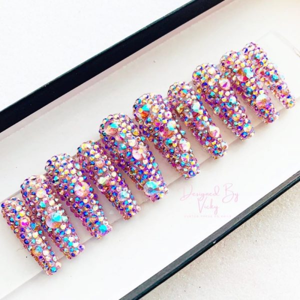 AB Baby Pink Crystals SS6 SS12 SS20 - Image 6
