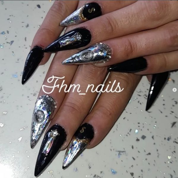 US Dollar Nail Art Stickers Design 2 - Image 2