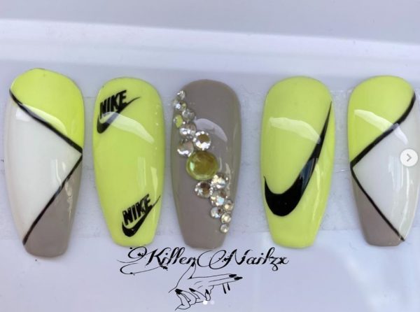 Sports Logo Nail Art Stickers 41 Stickers Per Sheet 7 Designs Styles 5 Colour Choices - Image 6
