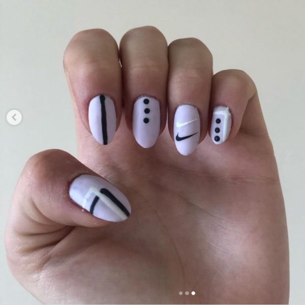 Sports Logo Nail Art Stickers 41 Stickers Per Sheet 7 Designs Styles 5 Colour Choices - Image 3