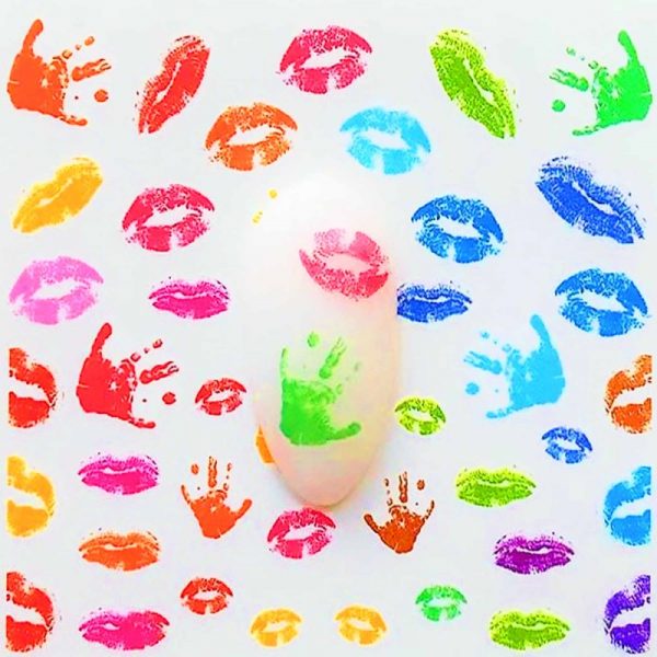 Hands And Lips Water Decal