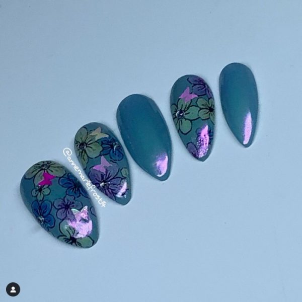 Flower Nail Transfer Foil Design 1 - Image 3