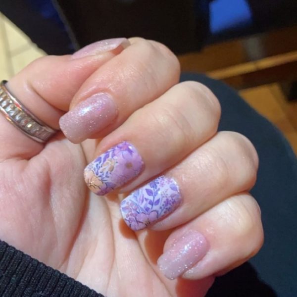 Flower Nail Transfer Foil Design 1 - Image 2