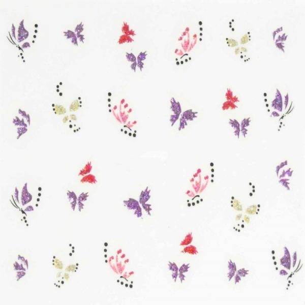 Glitter Butterfly Pattern Design 999