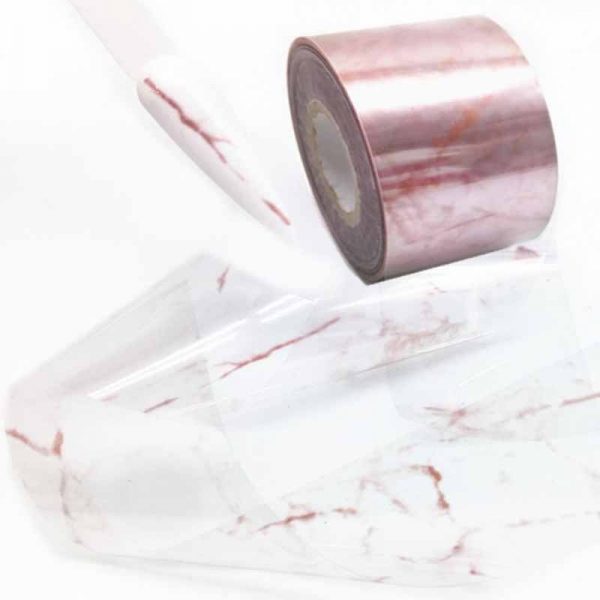 Marble Effect Rose Gold Transfer Foil