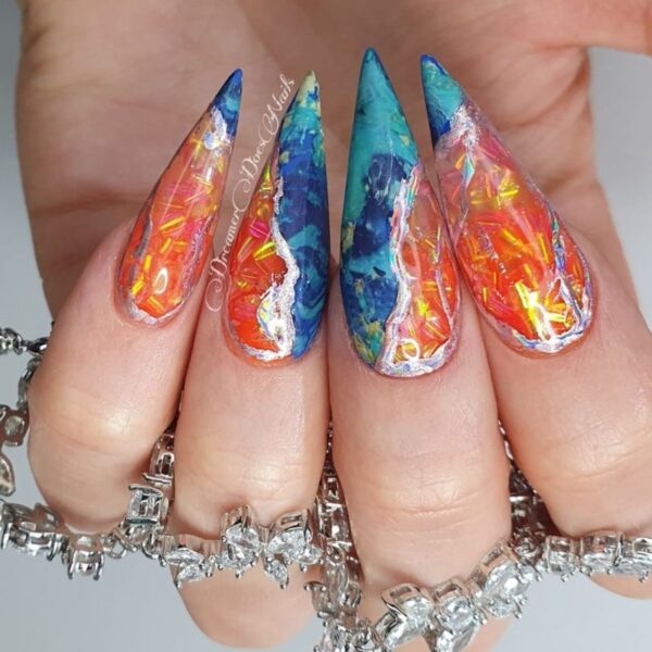 Princess Aurora Mermaid Fish Scale Glitter Mix - Image 2