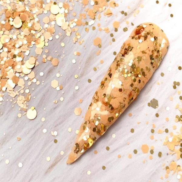 Alluring Peach Glitter Mix - Image 2