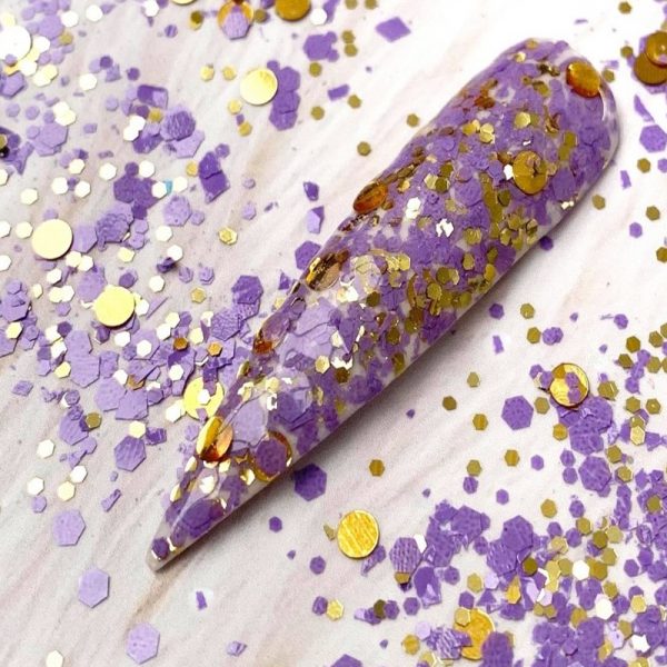 Alluring Purple Glitter Mix - Image 2