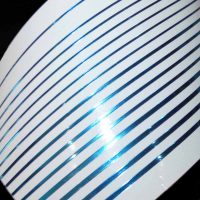 Blue Chrome Flexible Lines