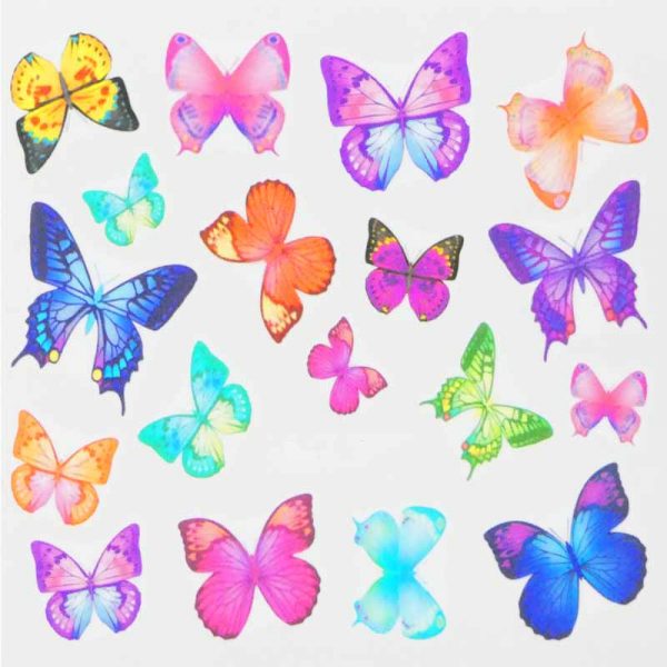 Butterfly Water Decal Design 996