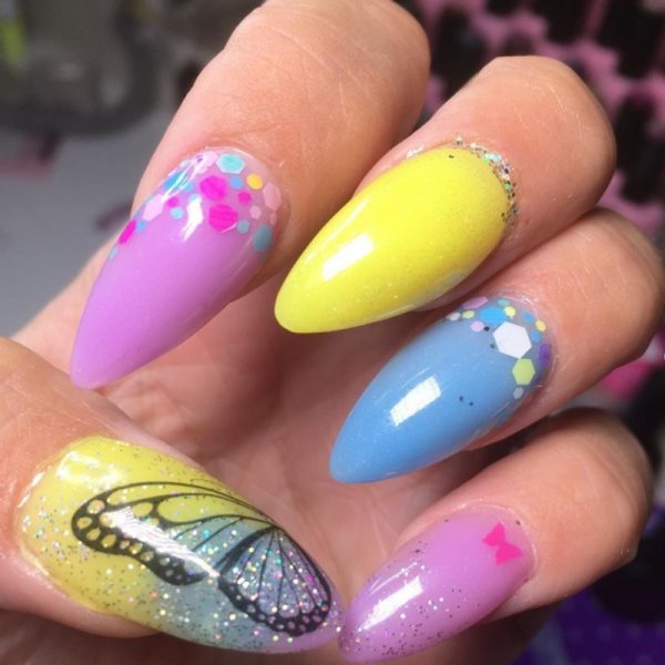 Butterfly Nail Art Water Decals Design 016 - Image 6