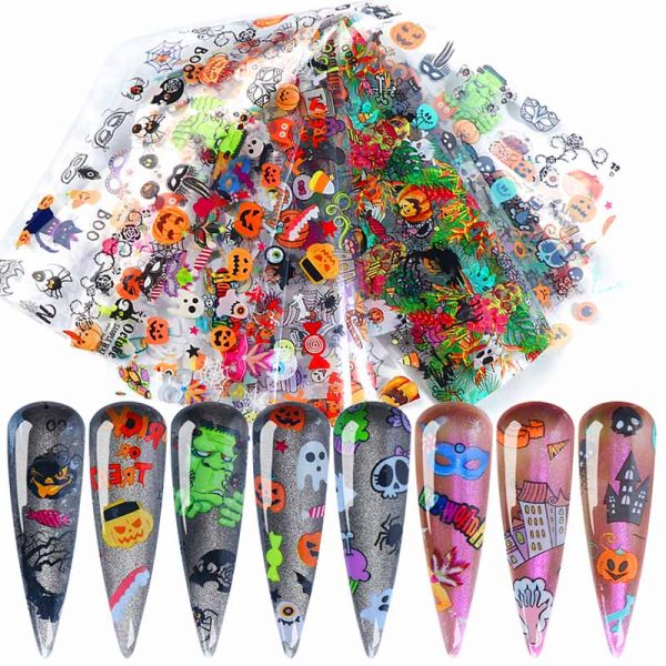 Halloween Transfer Foil Set Of 10