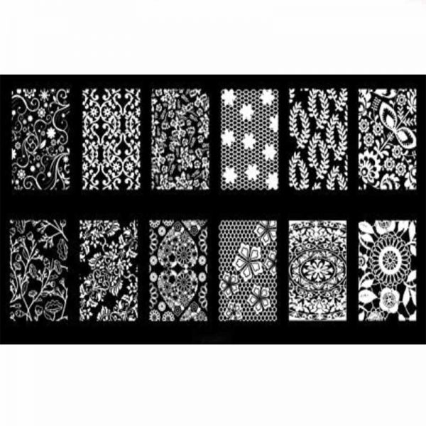 Lace And Pattern Stamping Plate Design 21