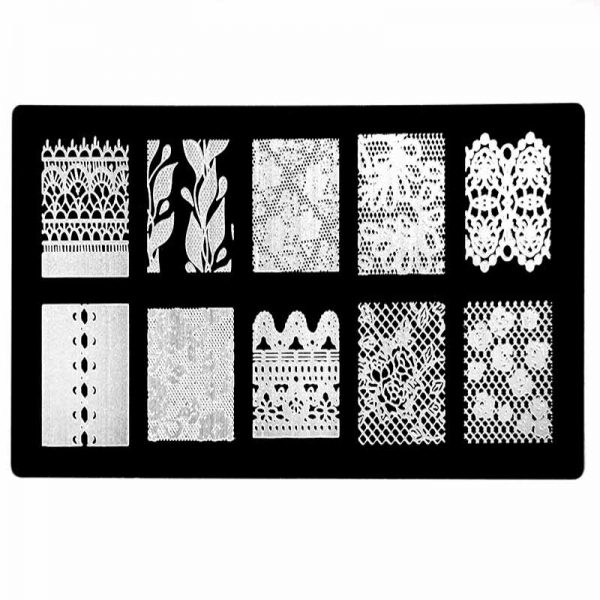 Lace Stamping Plate Design 030