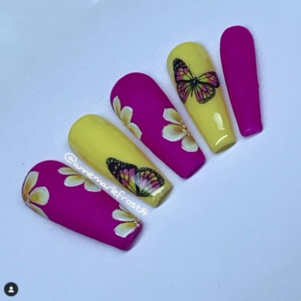 Butterfly Nail Art Water Decals Design 001 - Image 4