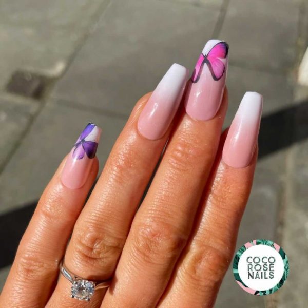 Butterfly Nail Art Water Decals Design 001 - Image 3
