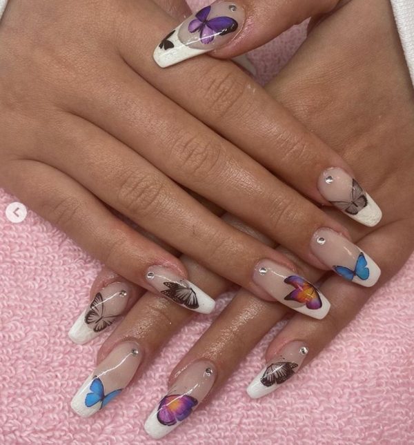 Butterfly Nail Art Water Decals Design 001 - Image 5