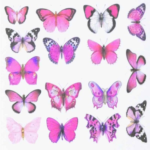 Butterfly Water Decal Design 985