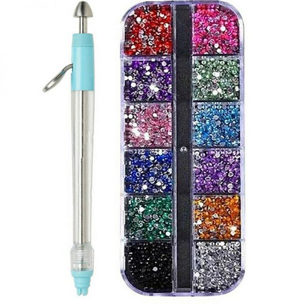 Diamond Pen and Rhinestones